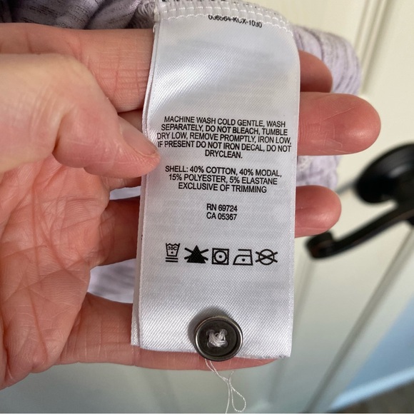 Columbia Purple Heathered Henley Tank Top Size Large Scoop Neck Hiking Outdoor - Picture 6 of 8